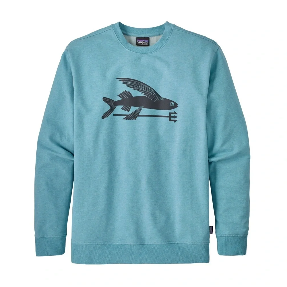 Patagonia M's Flying Fish Midweight Crew Sweatshirt Style #39473